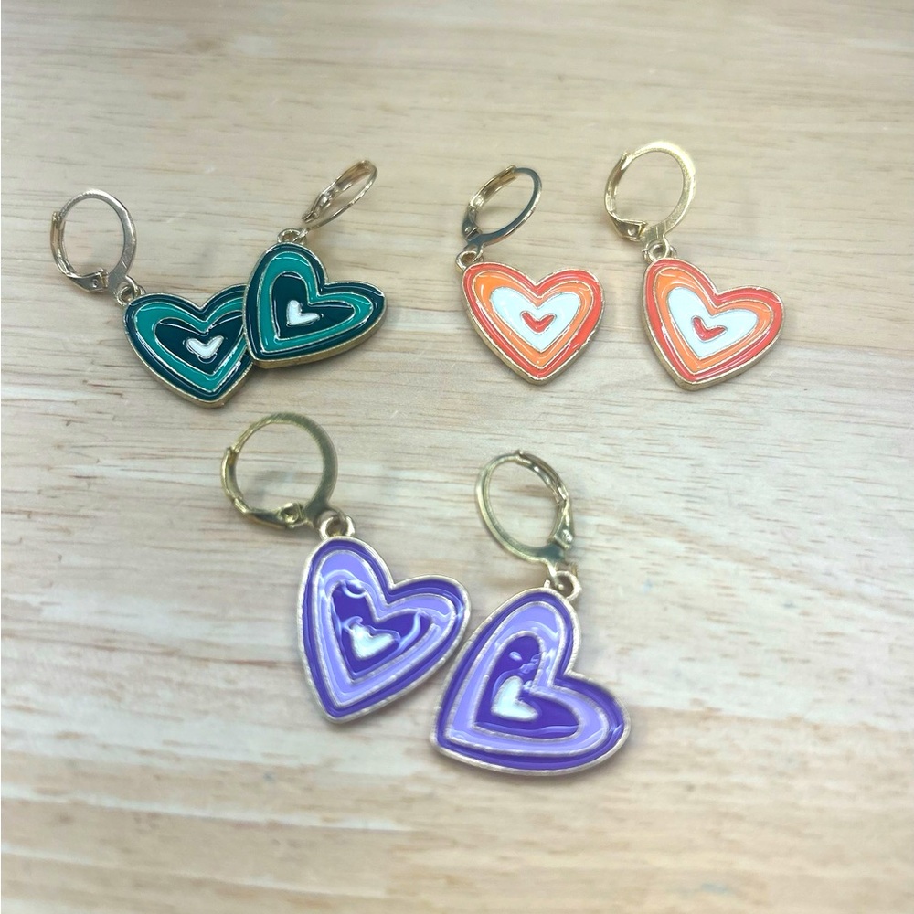 Heart Earring Dangles